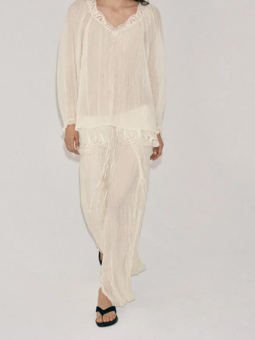 Zara NWT ZW COLLECTION EMBROIDERED SASH MIDI SKIRT 5358/040
